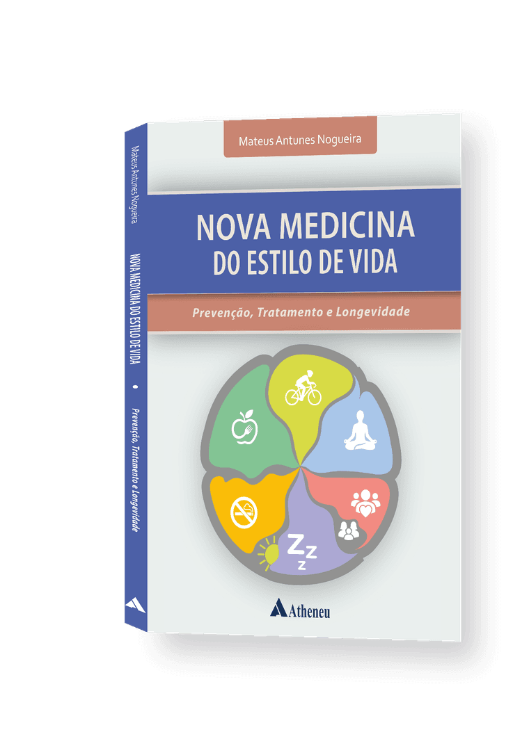Capa do livro "Nova Medicina do Estilo de Vida" — Editora Atheneu, 2026